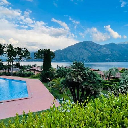 Lake View, Swimming Pool, Tennis Court And Private Parking Mezzegra Ngoại thất bức ảnh