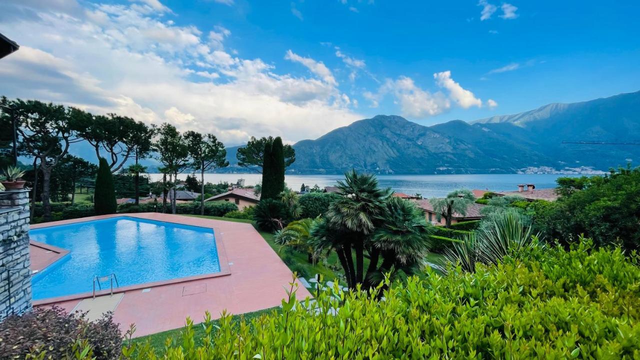 Lake View, Swimming Pool, Tennis Court And Private Parking Mezzegra Ngoại thất bức ảnh