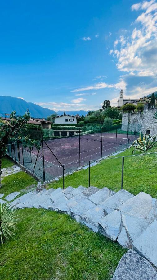 Lake View, Swimming Pool, Tennis Court And Private Parking Mezzegra Ngoại thất bức ảnh