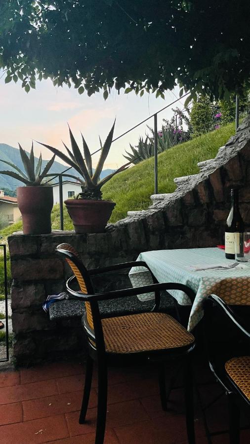 Lake View, Swimming Pool, Tennis Court And Private Parking Mezzegra Ngoại thất bức ảnh